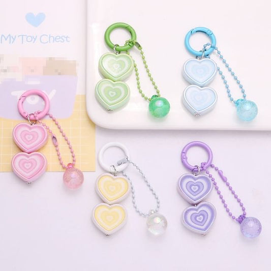 Heart Bag Charm Keyring