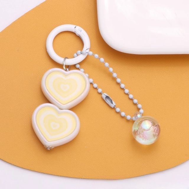 Heart Bag Charm Keyring