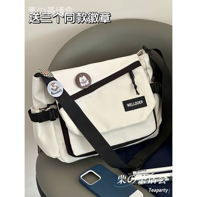 Flap Buckle Messenger Bag