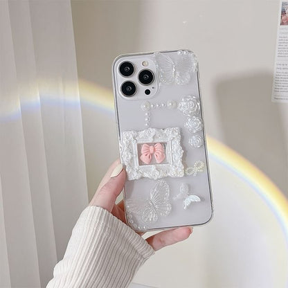 Floral Case Bow Phone