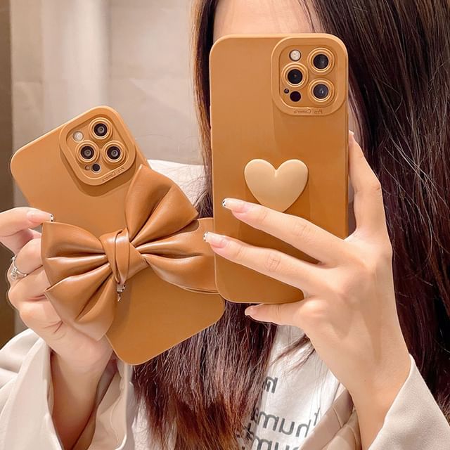 Heart / Bow Phone Case