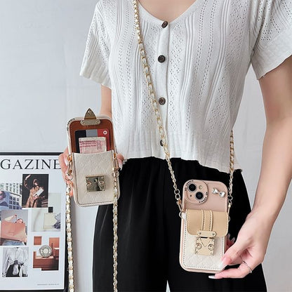 Card Phone Case Buckled Holder