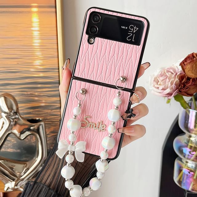 Lettering Strap Phone Case