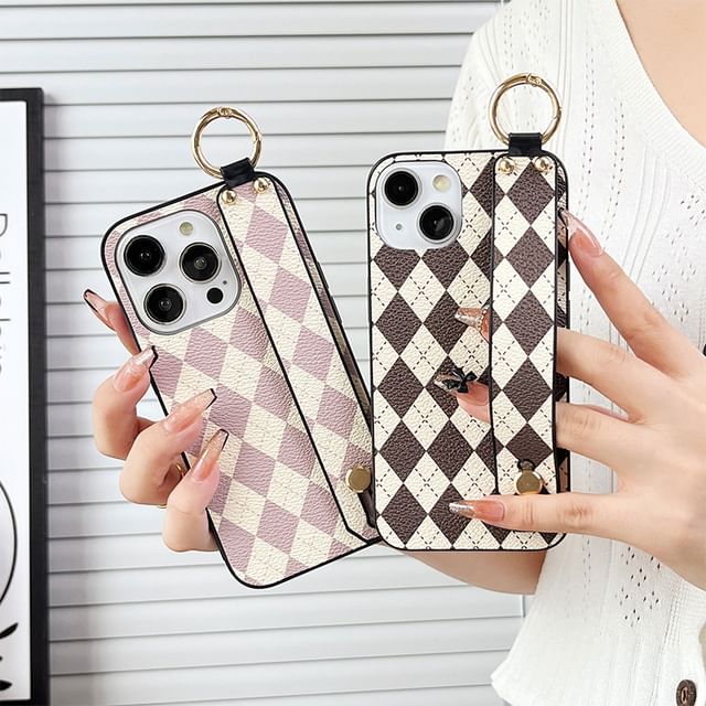 Argyle Strap Phone Case