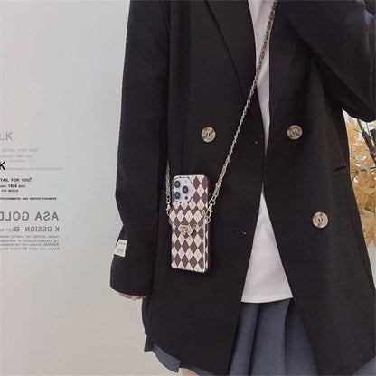 Lanyard Argyle Case Phone