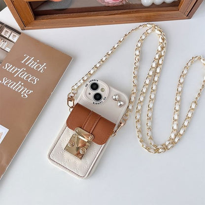 Card Phone Case Buckled Holder