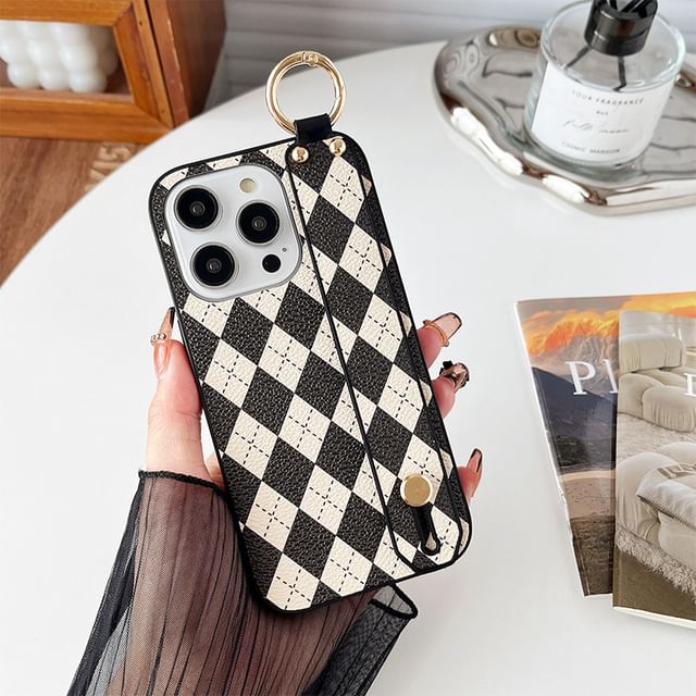 Argyle Strap Phone Case