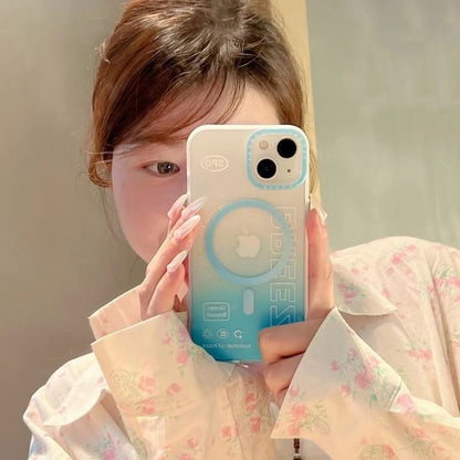 Lettering Gradient MagSafe Phone Case