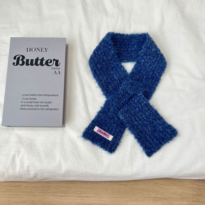 Criss Cross Knit Light Scarf