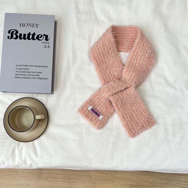 Criss Cross Knit Light Scarf