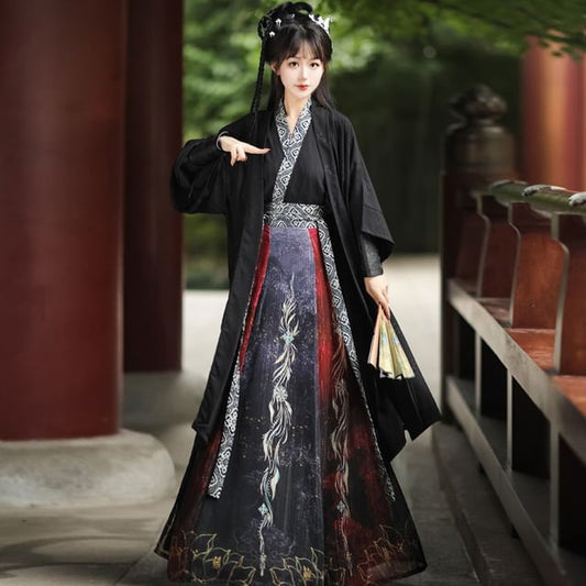 Floral Hanfu Costume Set