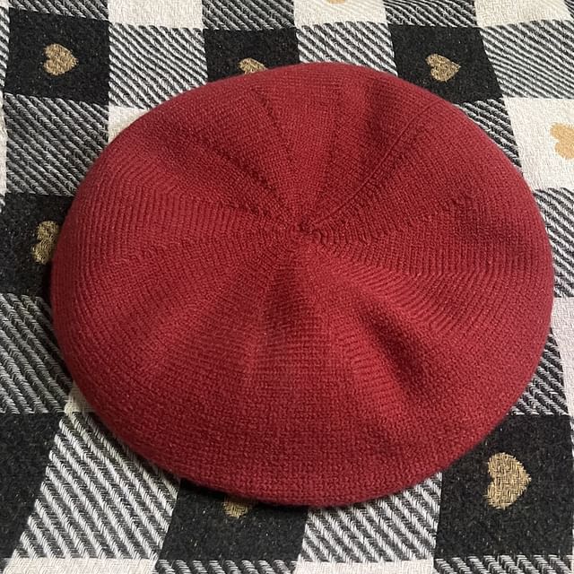 Plain Knit Beret