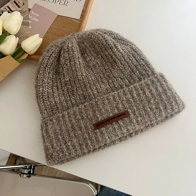 Plain Ribbed Beanie