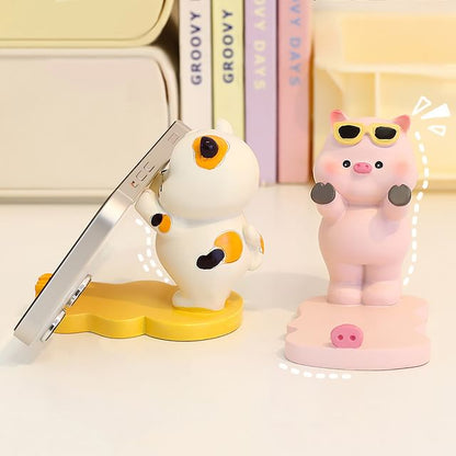 Animal Plastic Desktop Phone Stand (Various Designs)