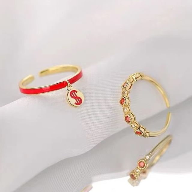 Rhinestone Thin Ring