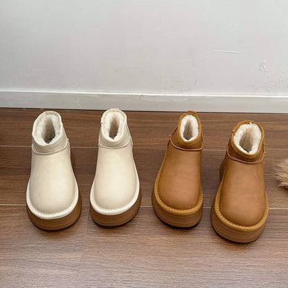 Platform Snow Ankle Boots