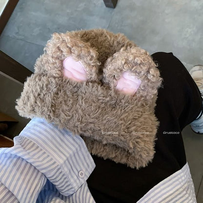 Rabbit Ear Chenille Hat