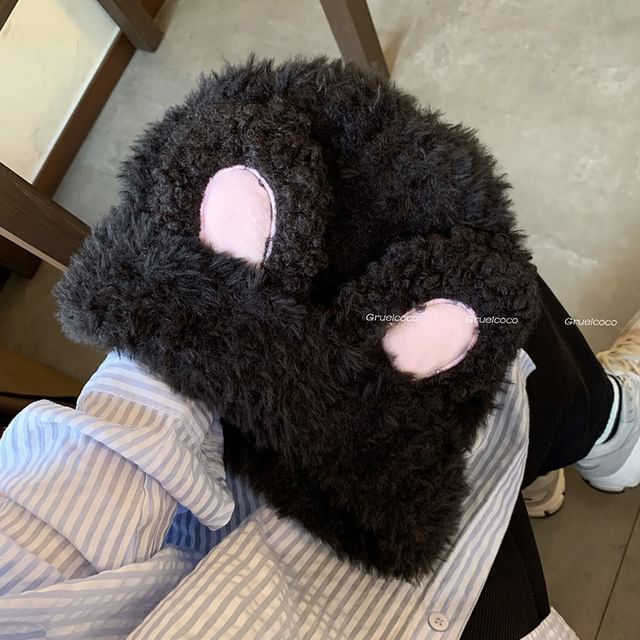 Rabbit Ear Chenille Hat