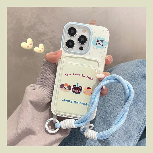 Animal Card Holder Phone Case