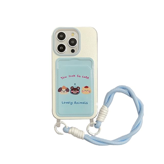 Animal Card Holder Phone Case