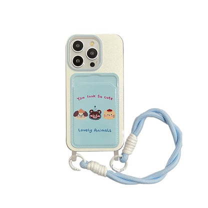 Animal Card Holder Phone Case