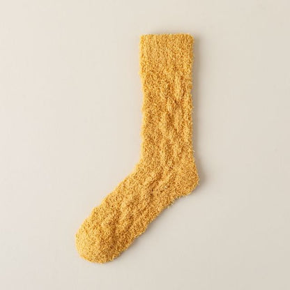 Plain Fleece Socks