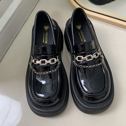 Platform Chain Loafers