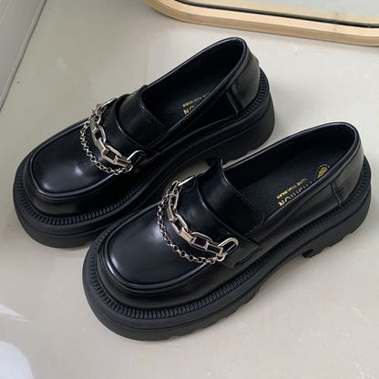 Platform Chain Loafers