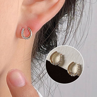 Cuff Rhinestone Ear Alloy