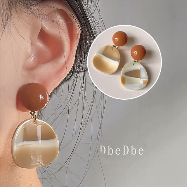 Alloy Cuff Acrylic Drop Ear