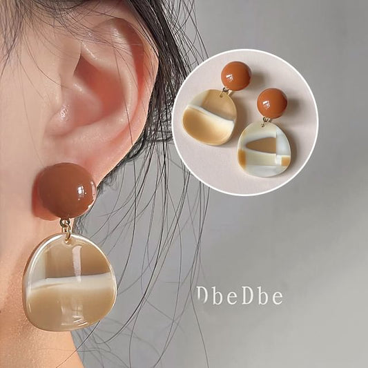 Alloy Cuff Acrylic Drop Ear