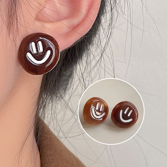 Cuff Acetate Ear Asymmetrical Smiley