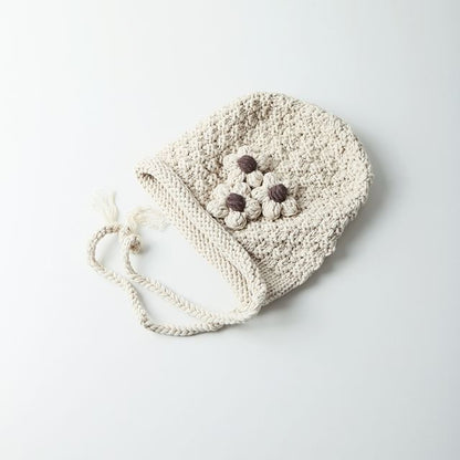 Floral Knit Hat