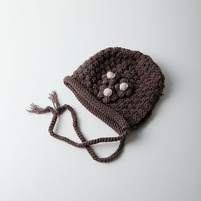Floral Knit Hat
