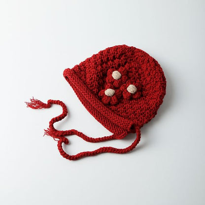 Floral Knit Hat