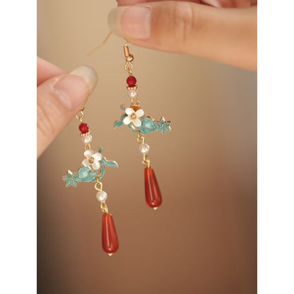 Faux Pearl Drop Earring