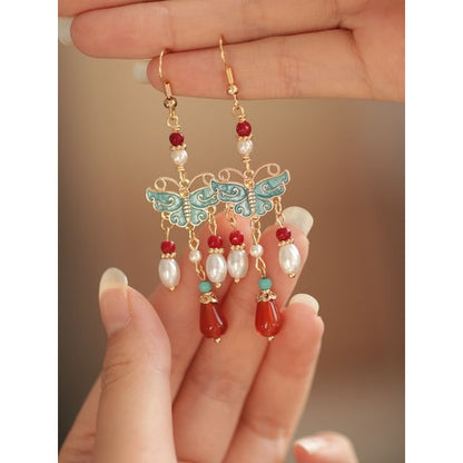 Faux Pearl Drop Earring