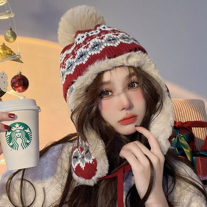 Trapper Hat Patterned