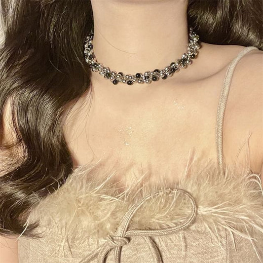 Layered Beaded Choker