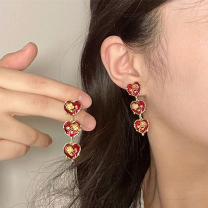 Earring Drop Heart
