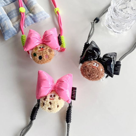 Clip Set Phone Bow Lanyard / Cookie