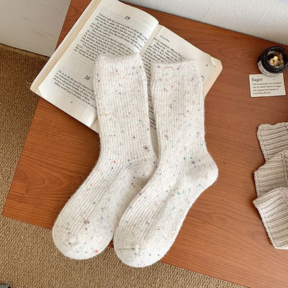 Dotted Ribbed Socks / Set