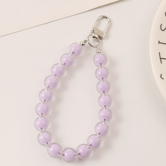 Bead Resin Strap Keyring