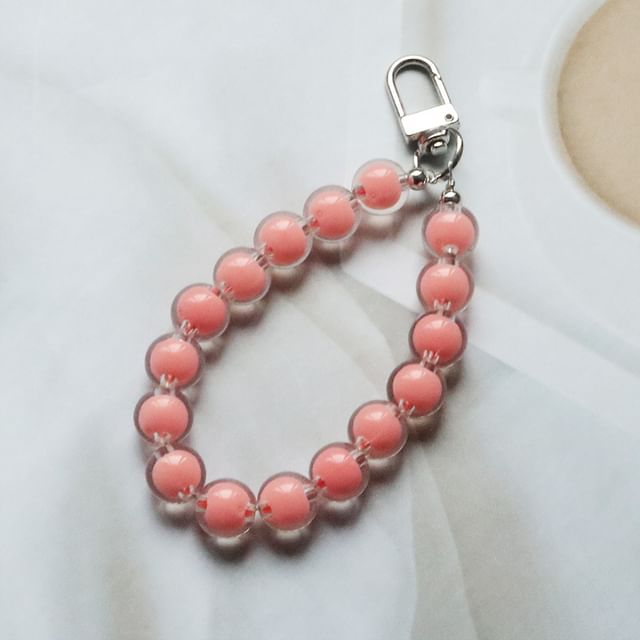 Bead Resin Strap Keyring