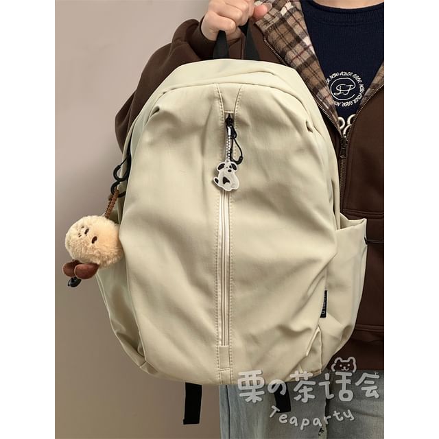 Multi-Pocket Backpack / Bag Charm / Set