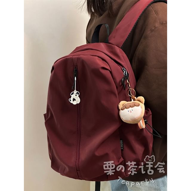 Multi-Pocket Backpack / Bag Charm / Set