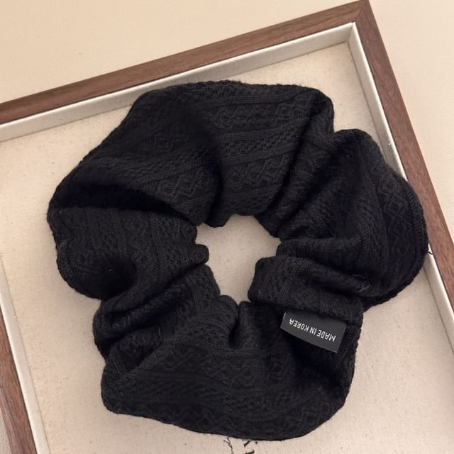 Knitted Fabric Scrunchie