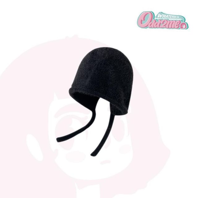 Knit Plain Hat Cloche