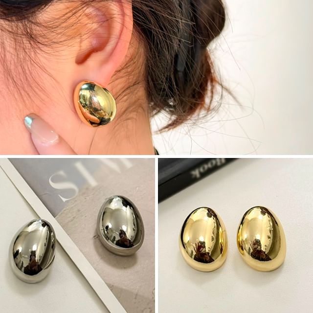 Alloy Thick Drop Earring
