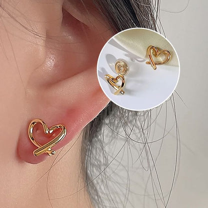 Ear Cuff Heart Alloy